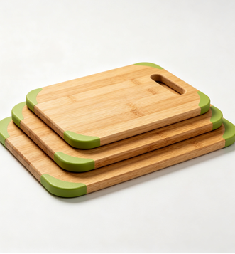 Nexorax - 3-Piece 2-Tone Cutting Board Set