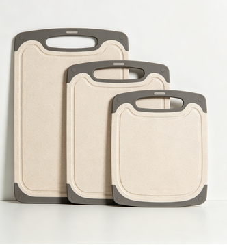 Nexorax - 3-Piece 2-Tone Cutting Board Set